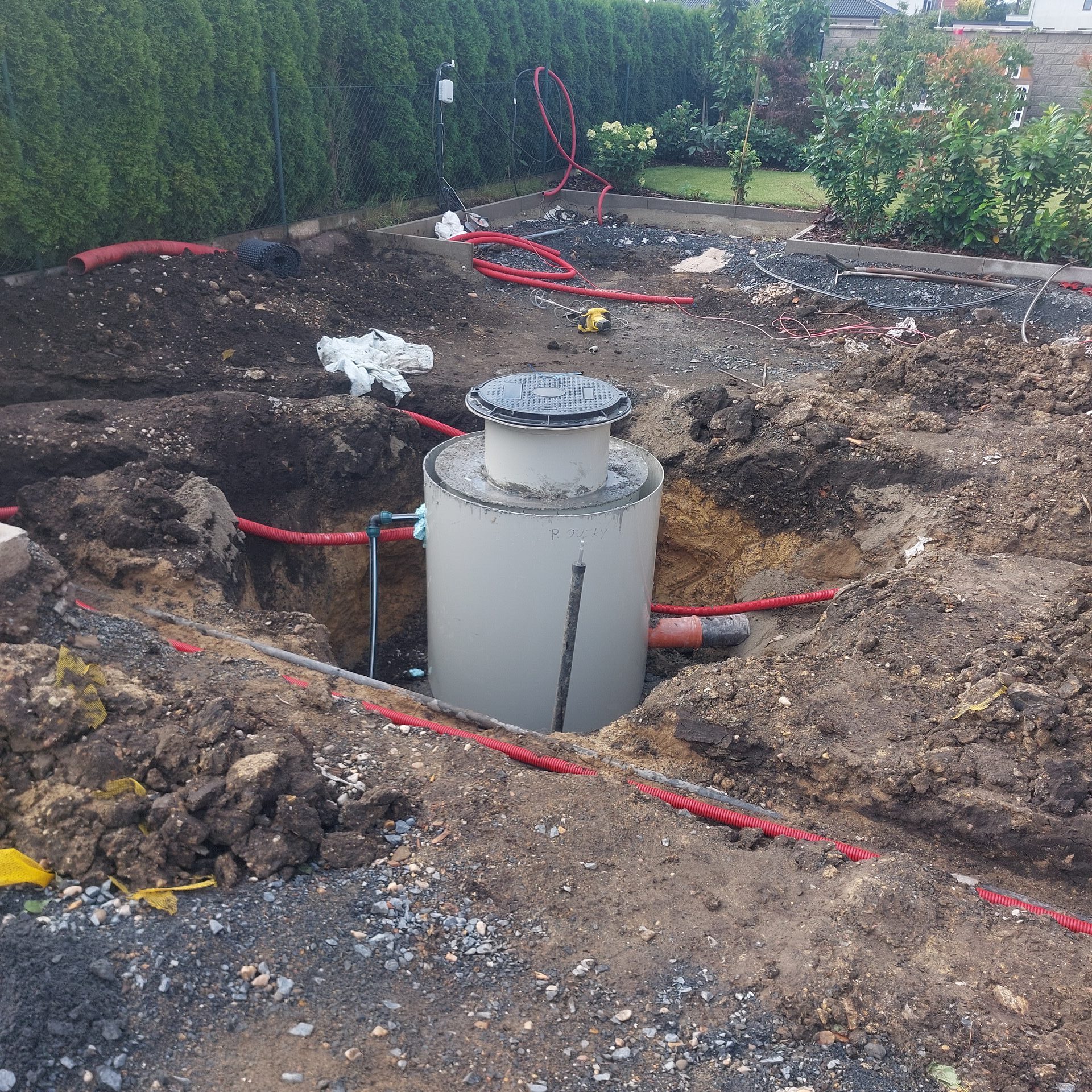 Šachta tlakové kanalizace